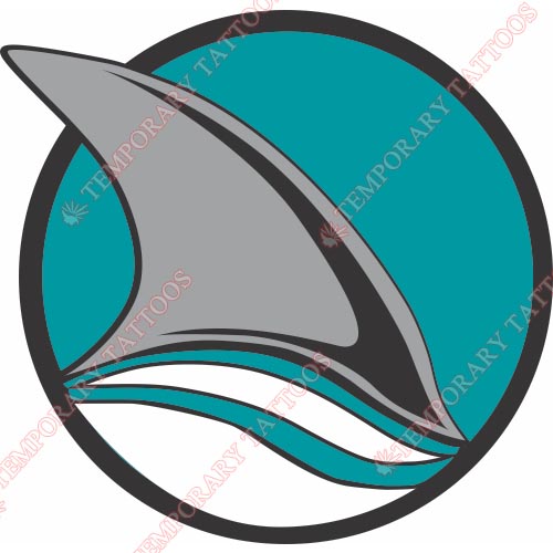 San Jose Sharks Customize Temporary Tattoos Stickers NO.313